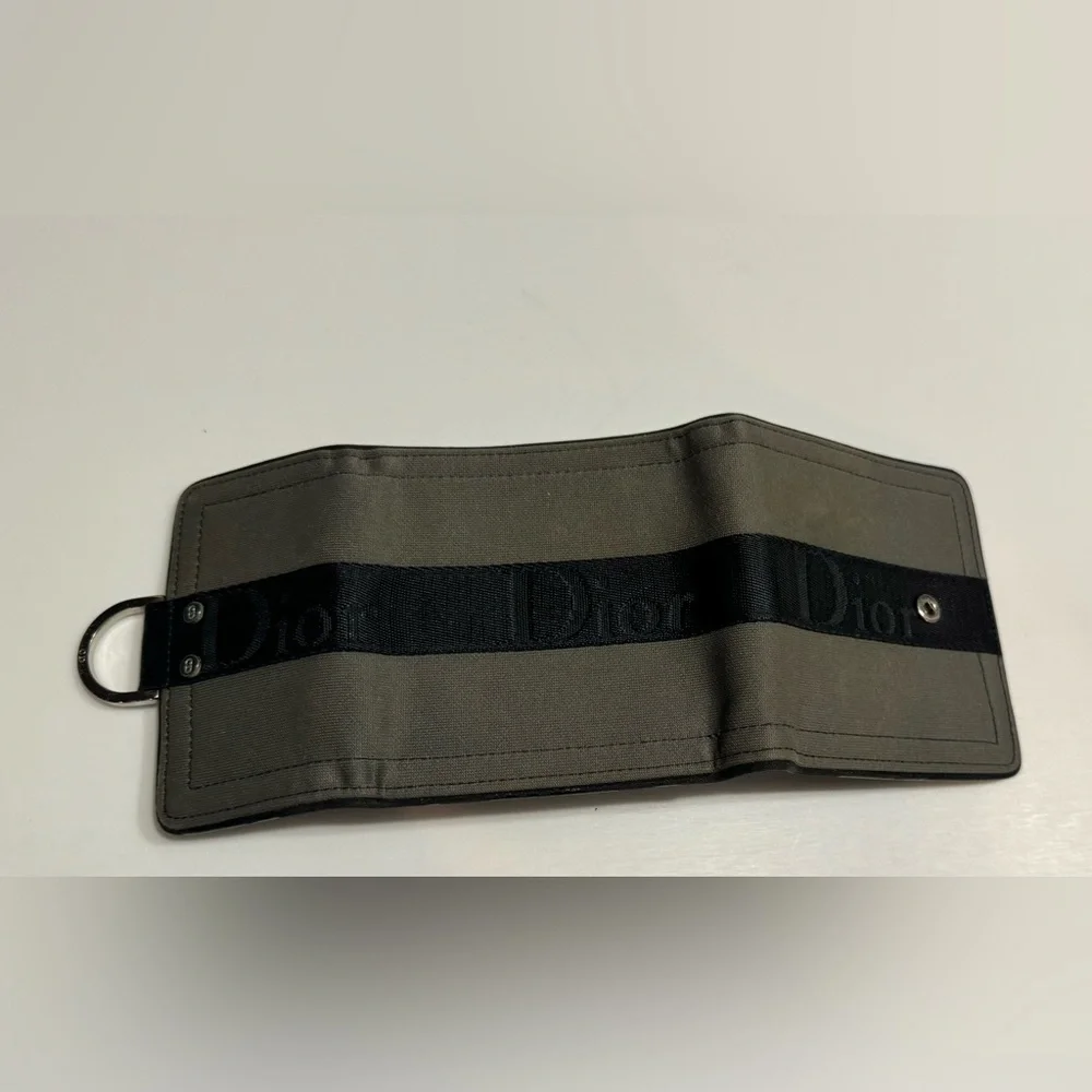 Dior compact trifold wallet